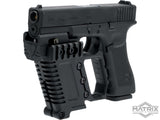 "Brawler" Grip for Umarex Glock Airsoft Pistols by Matrix - Black -Shown on a Glock 17