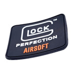 Elite Force Glock Airsoft Patch - Black/White/Orange - New Breed Paintball & Airsoft - Elite Force Glock Airsoft Patch - Black/White/Orange - Umarex