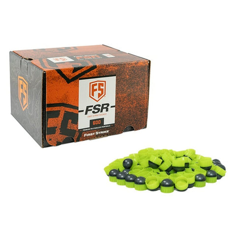 First Strike Long Range Rounds 600ct - Grey Green / Green - New Breed Paintball & Airsoft - First Strike Long Range Rounds 600ct - Grey Green / Green - First Strike