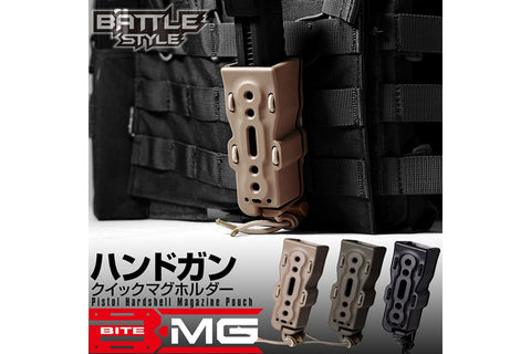 LayLax Bite Mag Pistol Fast Magazine Pouch (Black) - New Breed Paintball & Airsoft - LayLax Bite Mag Pistol Fast Magazine Pouch (Black) - Laylax