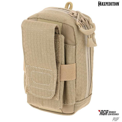 Maxpedition AGR PUP Phone Utility Pouch - Tan - New Breed Paintball & Airsoft - Maxpedition AGR PUP Phone Utility Pouch - Tan - Maxpedition