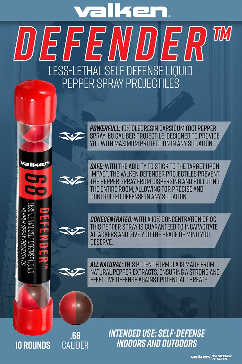 Defender .68cal Less Lethal Pepper Balls