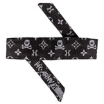 HK Army Headwrap - Monogram Black/Grey - New Breed Paintball and Airsoft - HK Army Headwrap - Monogram Black/Grey - HK Army