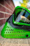 JT Proflex Lucky 15 Paintball Mask – Green Ice | Limited Edition - New Breed Paintball and Airsoft - JT Proflex Lucky 15 up close left side - JT