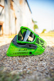 JT Proflex Lucky 15 Paintball Mask – Green Ice | Limited Edition - New Breed Paintball and Airsoft - JT Proflex Lucky 15 Green Ice paintball mask with thermal lens and flexible green lower frame - JT