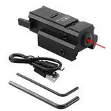 Tactical USB - C Rechargeable Pistol Rail Laser – Fits 20 mm Picatinny Rails – Adjustable Windage/Elevation - New Breed Paintball and Airsoft - Tactical USB - C Rechargeable Pistol Rail Laser – Fits 20 mm Picatinny Rails – Adjustable Windage/Elevation - New Breed Paintball & Airsoft