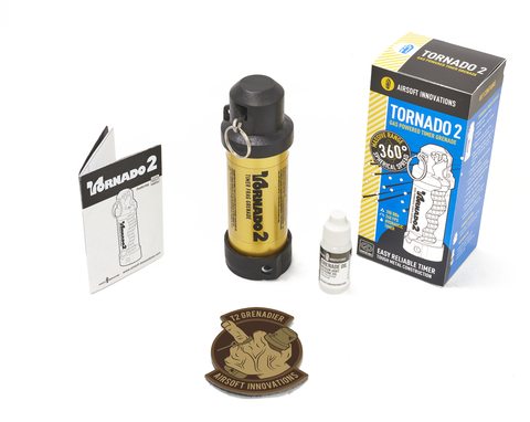 Tornado 2 Timer Frag Grenade - Gold