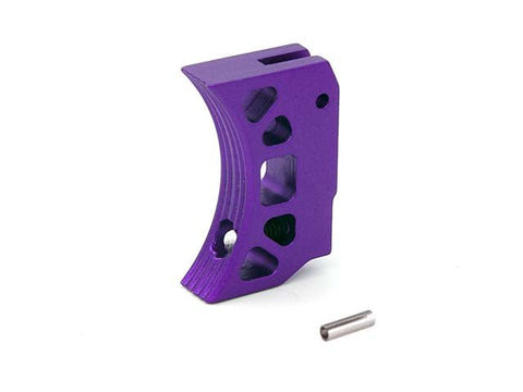 AIP Aluminum Trigger (Type K) for Marui Hi-capa (Purple/Short) - New Breed Paintball & Airsoft - AIP Aluminum Trigger (Type K) for Marui Hi-capa (Purple/Short) - AIP