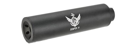 Angel Custom Mock Suppressor for Airsoft - Semper Fi - 14mm CCW - New Breed Paintball & Airsoft - Angel Custom Mock Suppressor for Airsoft - Semper Fi - 14mm CCW - Angel Customs