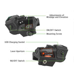 Blue Laser Sight for pistols - Diagram - New Breed Paintball & Airsoft $59.99