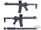 Calico Jack Polymer M4 Airsoft AEG Carbine w/Tanker Stock - M-LOK & MOSFET - Black