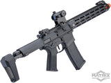 Calico Jack Polymer M4 Airsoft AEG Carbine w/Tanker Stock - M-LOK & MOSFET - Black