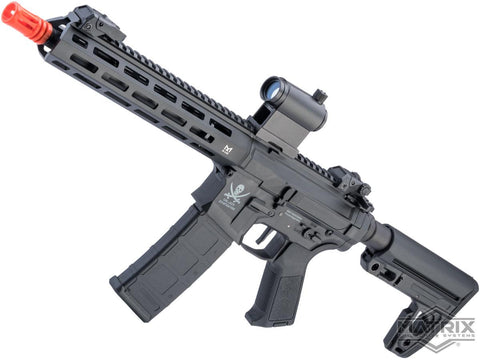Calico Jack SBR Polymer M4 Airsoft AEG Rifle - M-LOK Handguard & MOSFET - Black