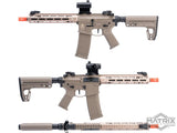 Calico Jack SBR Polymer M4 Airsoft AEG Rifle - M-LOK Handguard & MOSFET - Tan