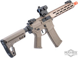 Calico Jack SBR Polymer M4 Airsoft AEG Rifle - M-LOK Handguard & MOSFET - Tan