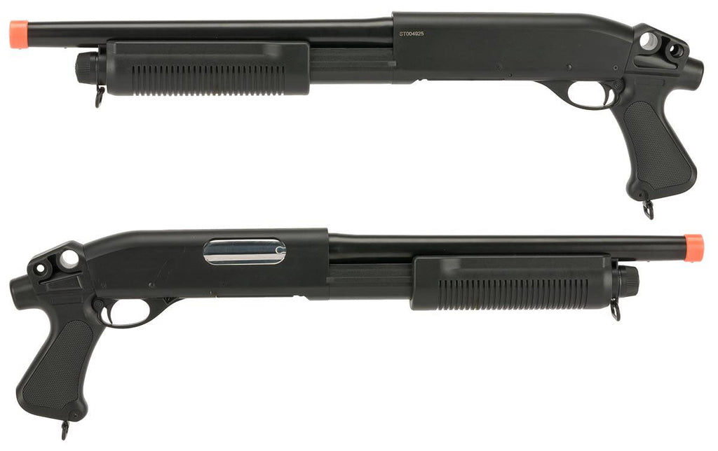 CYMA M870 3-Round Burst Multi-Shot Shell Loading Airsoft Shotgun ...
