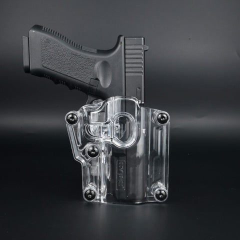 Cytac Mega-Fit Universal Pistol Holster - Clear - New Breed Paintball & Airsoft - Cytac Mega-Fit Universal Pistol Holster - Clear - Cytac