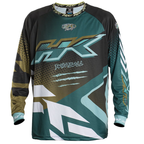 Edge - Aqua/Gold - Retro Jersey - New Breed Paintball & Airsoft - Edge - Aqua/Gold - Retro Jersey - New Breed Paintball & Airsoft - HK Army