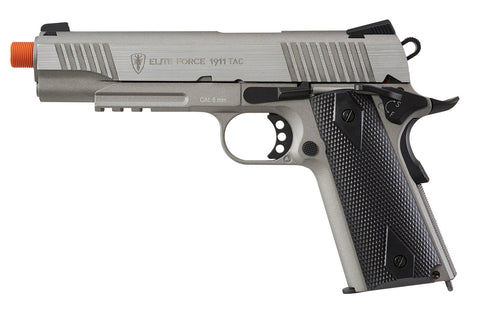 Elite Force Full Metal 1911 Tac - Stainless - New Breed Paintball & Airsoft - Elite Force Full Metal 1911 Tac - Stainless - Umarex