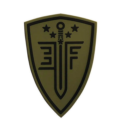 Elite Force Shield Rubber Patch - Green - New Breed Paintball & Airsoft - Elite Force Shield Rubber Patch - Green - Umarex