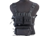 EmersonGear Mini Voyage Modular Chest Rig and Placard - Black - New Breed Paintball & Airsoft - EmersonGear Mini Voyage Modular Chest Rig and Placard - Black - EmersonGear