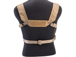 EmersonGear Mini Voyage Modular Chest Rig and Placard - Tan - New Breed Paintball & Airsoft - EmersonGear Mini Voyage Modular Chest Rig and Placard - Tan - EmersonGear