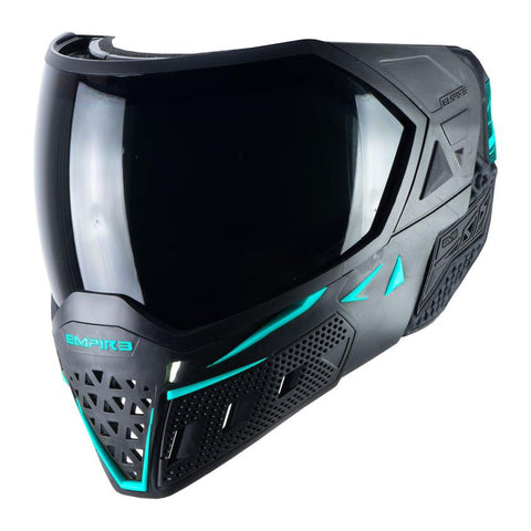 Empire EVS Paintball Mask - Black / Aqua - New Breed Paintball & Airsoft - Empire EVS Paintball Mask - Black / Aqua - Empire