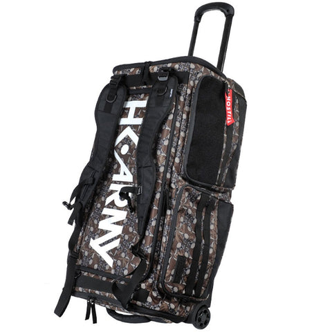 Expand 75L - Roller Gear Bag - Hostilewear Brown - New Breed Paintball & Airsoft - Expand 75L - Roller Gear Bag - Hostilewear Brown - HK Army