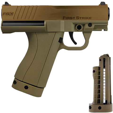 First Strike Compact FSC Pistol - Brown/Tan - Flat Dark Earth - New Breed Paintball & Airsoft - First Strike Compact FSC Pistol - Brown/Tan - Flat Dark Earth - First Strike