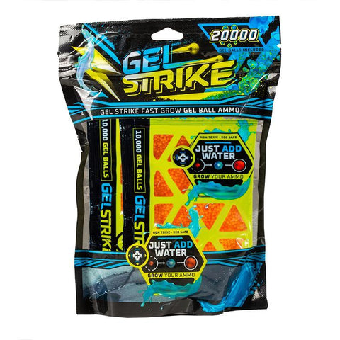 Gel Strike Gel Balls "Pro Formula" - 20K Count - Orange - New Breed Paintball & Airsoft - Gel Strike Gel Balls "Pro Formula" - 20K Count - Orange - Gel Strike