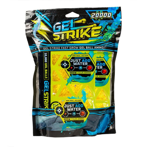 Gel Strike Gel Balls "Pro Formula" - 20K Count - Yellow - New Breed Paintball & Airsoft - Gel Strike Gel Balls "Pro Formula" - 20K Count - Yellow - Gel Strike