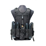 Gen X Global Deluxe Tactical Paintball Vest-Black - New Breed Paintball & Airsoft - Gen X Global Deluxe Tactical Paintball Vest-Black - GXG