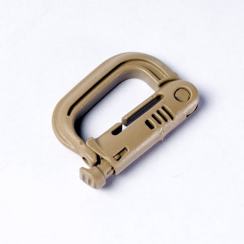 GrimLOC MOLLE Locking D-Ring - Tan - New Breed Paintball & Airsoft - GrimLOC MOLLE Locking D-Ring - Tan - ITW Nexus