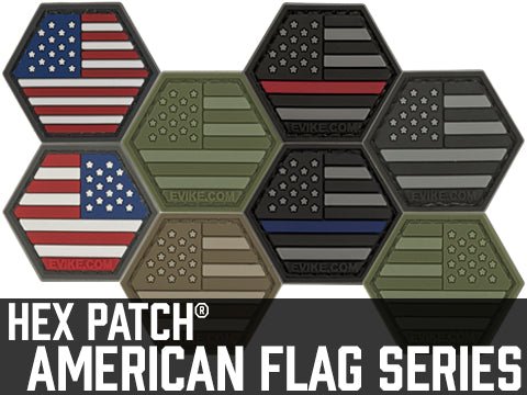 Hex Patch - American Flag - New Breed Paintball & Airsoft - Hex Patch - American Flag - Evike