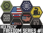 Hex Patch - Freedom - New Breed Paintball & Airsoft - Hex Patch - Freedom - Evike