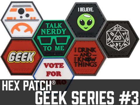 Hex Patch - Geek - New Breed Paintball & Airsoft - Hex Patch - Geek - Evike