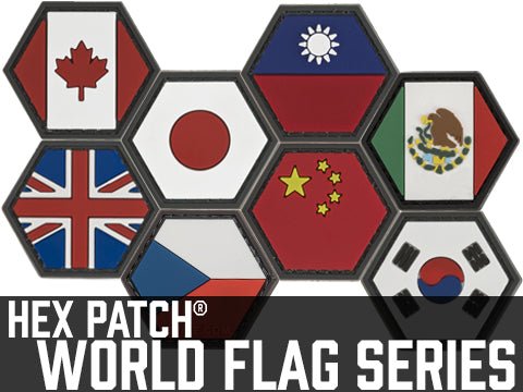 Hex Patch - World Flags - New Breed Paintball & Airsoft - Hex Patch - World Flags - Evike