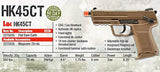 HK 45 CT Compact Tactical by VFC - Flat Dark Earth (FDE) - New Breed Paintball & Airsoft - HK 45 CT Compact Tactical by VFC - Flat Dark Earth (FDE) - Umarex