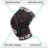 HK Army CTX Knee Pads - Black - New Breed Paintball & Airsoft - HK Army CTX Knee Pads - Black - HK Army