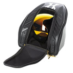 HK Army Exo Goggle Case - Black Carbon Fiber w/ Gold Zipper - New Breed Paintball & Airsoft - HK Army Exo Goggle Case - Black Carbon Fiber w/ Gold Zipper - HK Army