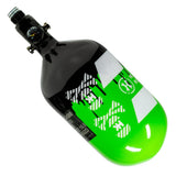 HK Army Extra Lite Carbon Fiber 68/4500 Tank - Off Break Drip - Green/Black - New Breed Paintball & Airsoft - HK Army Extra Lite Carbon Fiber 68/4500 Tank - Off Break Drip - Green/Black - HK Army