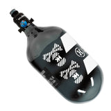 HK Army Extra Lite Carbon Fiber 68/4500 Tank with V2 Pro Reg - Off Break - Stripe Charcoal - New Breed Paintball & Airsoft - HK Army Extra Lite Carbon Fiber 68/4500 Tank with V2 Pro Reg - Off Break - Stripe Charcoal - HK Army