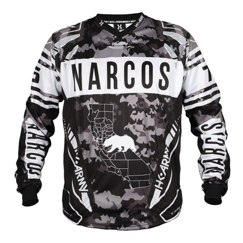 HK Army Freeline Jersey - Narcos 2021 Camo Black - New Breed Paintball & Airsoft - HK Army Freeline Jersey - Narcos 2021 Camo Black - HK Army