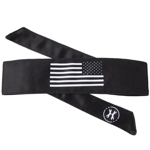 HK Army Headband - USA Flag Black/White - New Breed Paintball & Airsoft - USA Flag Black/White Headband - New Breed Paintball & Airsoft - HK Army
