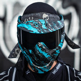 HK Army HSTL Goggles - Fracture Black / Turquoise - New Breed Paintball & Airsoft - HK Army HSTL Goggles - Fracture Black / Turquoise - HK Army