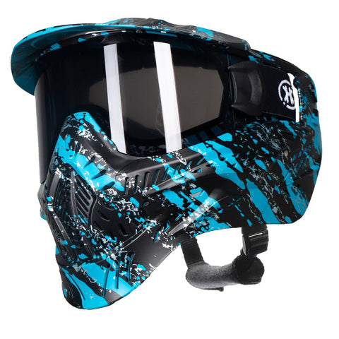 HK Army HSTL Goggles - Fracture Black / Turquoise - New Breed Paintball & Airsoft - HK Army HSTL Goggles - Fracture Black / Turquoise - HK Army