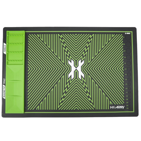 HK Army MagMat - Magnetic Paintball Tech Mat - Black/Green - New Breed Paintball & Airsoft - HK Army MagMat - Magnetic Paintball Tech Mat - Black/Green - HK Army