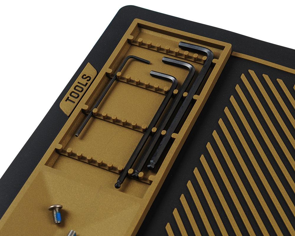 HK Army MagMat - Magnetic Paintball Tech Mat - Gold