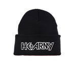 HK Army Typeface Beanie - Black - New Breed Paintball & Airsoft - HK Army Typeface Beanie - Black - HK Army