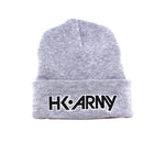 HK Army Typeface Beanie - Grey - New Breed Paintball & Airsoft - HK Army Typeface Beanie - Grey - HK Army